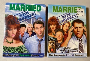 Married With Children DVD Lot - The Complete 2nd & 3rd Seasons ~ Both BRAND NEW - Picture 1 of 2