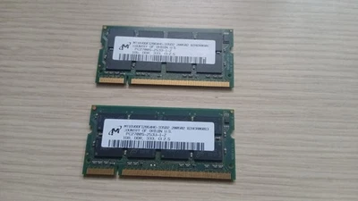 2GB (2 x 1GB) PC2700 DDR333 sodimm per notebook - Immagine 1 di 4