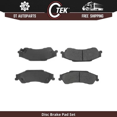 Para GMC Jimmy 1997-2005 | Pastillas de freno de disco traseras centradas | Semimetálicas Foto 1 de 3