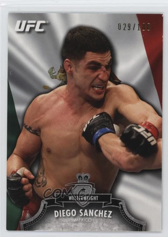 2012 Topps UFC Bloodlines Country Flag /188 Diego Sanchez #54 - Image 1 of 2