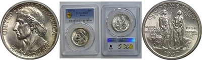 1937-D Boone Commemorative Half Dollar   PCGS MS-65 - Image 1 of 3