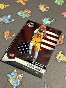 LeBron James National Pride USA Lakers 2020-21 Panini Mosaic Basketball #247 - Picture 1 of 4