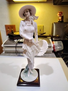G Armani Figur Capodimonte Statue Porzellan Luftige Dame Italien Skulptur 1478F - Bild 1 von 13