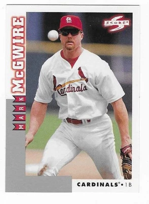 1998 Score Rookies & Traded Mark McGwire St. Louis Cardinals #RT25 Foto 1 de 2