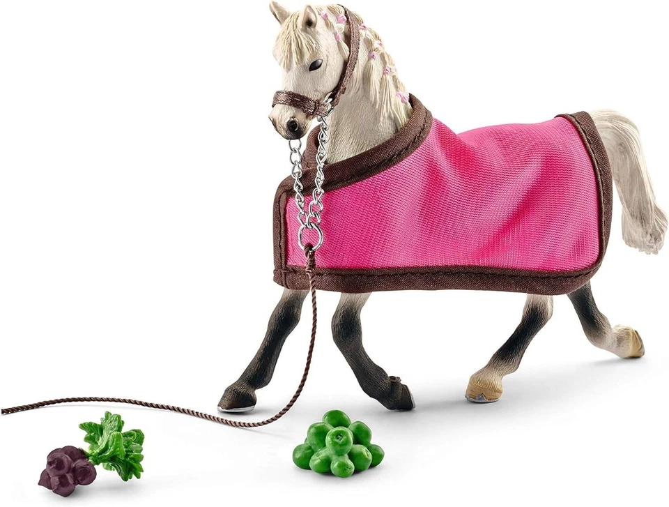Schleich Horse Club Jument Arabe avec couverture 41447 - Photo 1/1