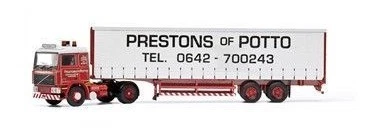 Corgi CC15502 1:50 Die Cast Volvo F10 Tautliner Curtainside Prestons of Potto - Image 1 of 1
