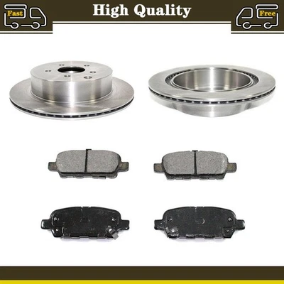 后盘刹车片和转子 适合 INFINITI FX35 3.5L INFINITI FX37 3.7L — 第 1/4 张图片