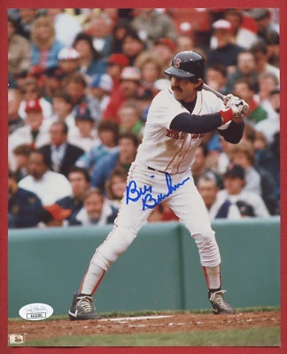 Bill Buckner Boston Red Sox JSA Authenticated Autographed 8x10" Color Photo !!!! - Image 1 of 3