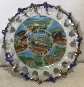 TENNESEE State Collector Plate Souvenir ~ INCLINE RAILWAY ~LOOKOUT MT - Picture 1 of 6