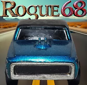 Vintage Hot Wheels Redlines Custom Fleetside, Aqua, 1968 Sweet 16, USA - Picture 1 of 8