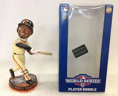 SF GIANTS PABLO SANDOVAL FOREVER 3 HOMERUN BOBBLEHEAD WORLD SERIES 2012 #'D BASE - Image 1 of 2