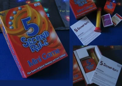 5 Second Rule - Mini Travel Edition - University Games - VGOOD Condition - Image 1 of 4