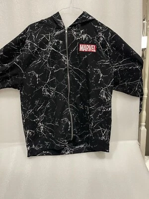 Marvel Black Zip Up Hoodie Size 3L   Japanese Import. - Image 1 of 4