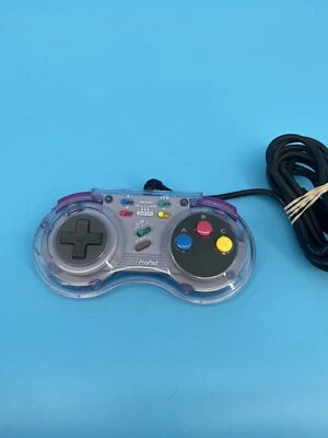 Sega Genesis SV-434 SG ProPad Clear Turbo Controllers Clear - Image 1 of 4