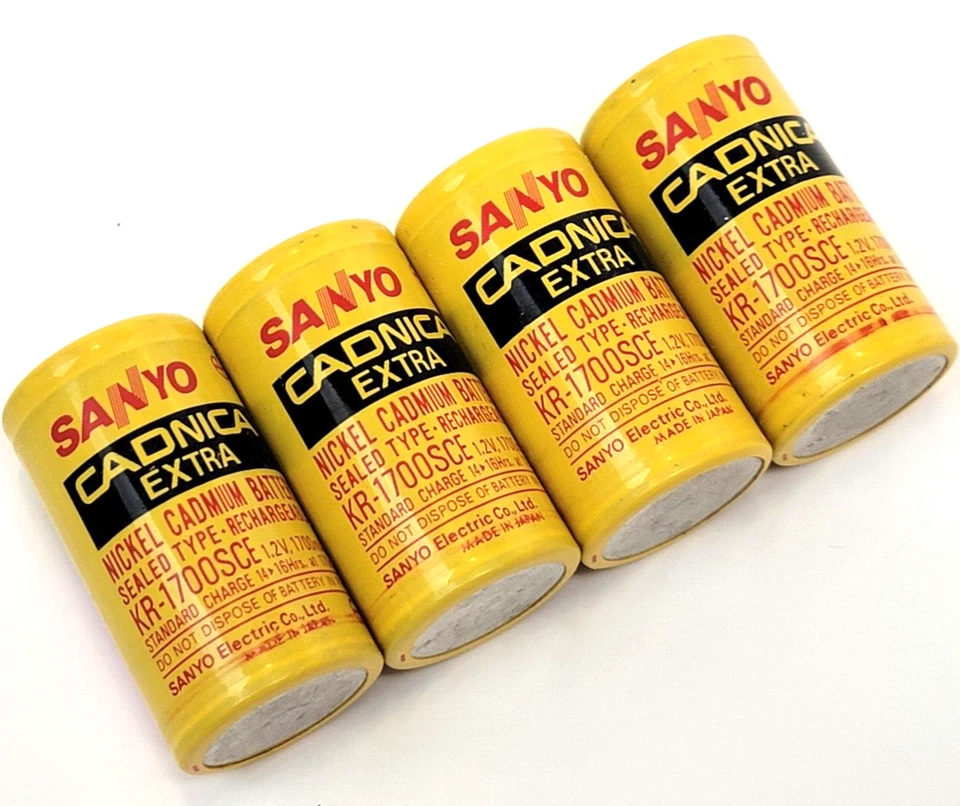 VINTAGE NOS Sanyo 1700 SCE 4-cell Battery Pack  KR-1700SCE Trinity 12L Delta - Image 1 of 4