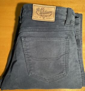 R.M. Williams Moleskin Longhorn Mens Jeans Pant Size 32 100% Cotton RM Williams