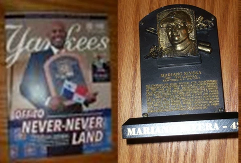 Mariano Rivera Yankees HOF Plaque SGA & Yankee August 2019 Magazine Cover