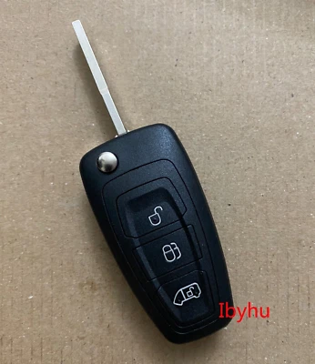 3 Button Flip Key Case for Ford Transit Connect Custom MK8 2013-2020 Remote Fob - Image 1 of 4