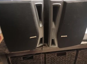 ⭐️Aiwa Stereo Speaker System Pair⭐️Model SX-NA54⭐️Removable Grill⭐️WORKING⭐️ - Picture 1 of 3