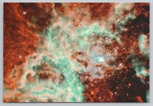 Cúmulo Estelar R136 En Nebulosa Tarántula NASA Fotografía Postal - Imagen 1 de 2