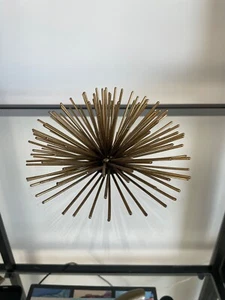 Atomic Starburst Wand- oder Tischdeko Stahl Retro 7,5" MCM Stil - Bild 1 von 8