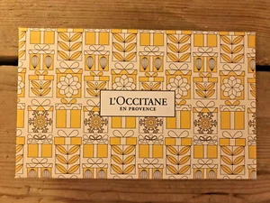L'Occitane kleine gelb weiße Geschenkbox LEER 19x12x4cm - Bild 1 von 3