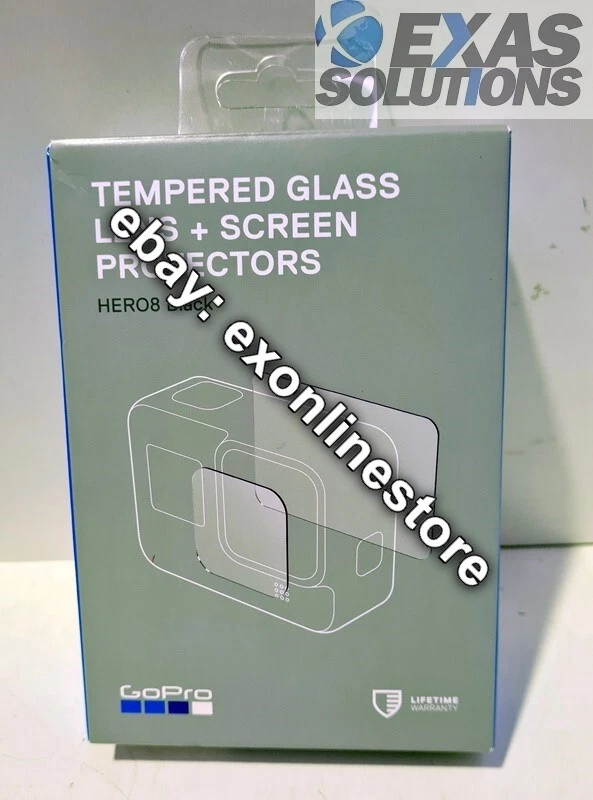 AJPTC-001 - GoPro Tempered Glass Lens + Screen Protectors for Hero8 Black - Image 1 of 1
