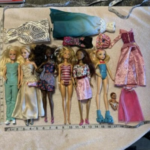 Vintage Barbie Doll Clothing Lot of 6+ Kelly Clothes Accessories - Picture 1 of 8