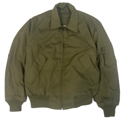 USGI Tanker Jacket CVC Cold Weather High Temp Resistant OD Green - Image 1 of 4