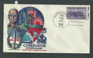Corregidor Filipinas 1945 liberado del control japonés Segunda Guerra Mundial patriótico Staehle--- - Imagen 1 de 1