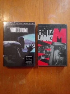 Criterion Collection Videodrome DVD, Factory Sealed! + Fritz Lang M (Not Sealed) - Picture 1 of 6
