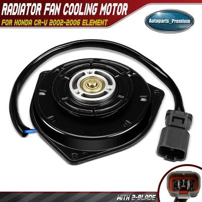 Motor de refrigeración del ventilador del radiador para Honda CR-V 2002-2006 Element 2003-2006 L4 2,4 L Foto 1 de 4
