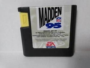 Madden NFL 95 (Sega Genesis, 1994) juego solo probado NTSC - Imagen 1 de 2