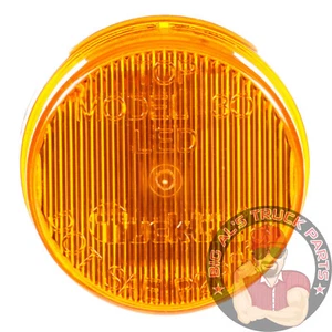 TRUCK-LITE 30 Ser., LED, Round, 2 Diode, Clearance Marker, 12V, # 30250Y - Picture 1 of 1