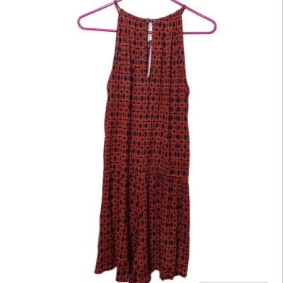 Новый с Ярлыками Banana Republic женщин геометрический замочная скважина с бретелью через шею блузон Детский комбинезон маленький - Изображение 1 из 4