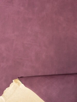 30+ Colors Smooth Nubuck Vinyl Fabric Faux Leather 52"Wide By Yard - Image 1 of 4