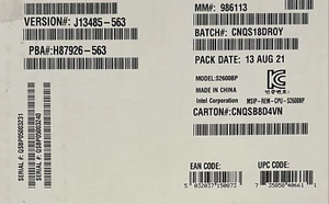 Intel BBS2600BPBR S2600BPBR Server Board Socket P 165 W NEW BOARD ONLY - Picture 1 of 2