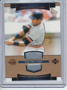 2003 Sweet Spot Classic "Fred Lynn"   SJ-FL    Game-Used Memorabilia Jersey - Picture 1 of 1