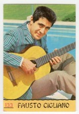 1968 CANTANTI PANINI REC figure number 133 FAUSTO CIGLIANO