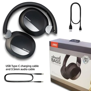 Wireless Bluetooth Headphones Noise Cancelling For iPhone 12 Pro Max XR SE 8 7 6 - Picture 1 of 20