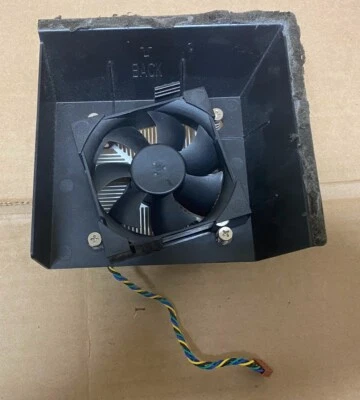 IBM 03T9636 03T9513 Lenovo ThinkCentre M73 SFF 4-Pin Fan & Heatsink with Shroud  - Image 1 of 4