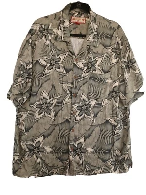Camisa Hawaiana Caribbean Joe Para Hombre X-Grande Campamento Aloha Abotonada Manga Corta Foto 1 de 4