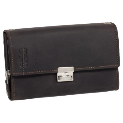 GREENLAND NATURE Greenland Westcoast Kellnerbörse 7-teilig braun Leder Kellnergeldbörse Taxibörse