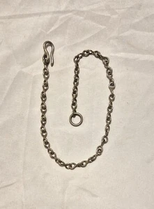 Original WW1 British Army Officer Trench Whistle Lanyard Chain #2 - Picture 1 of 3