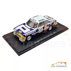 SPARK S1296 PEUGEOT 504 #14 T MAKINEN - H LIDDON RALLY IVORY COAST 1976 1/43 - Imagen 1 de 3