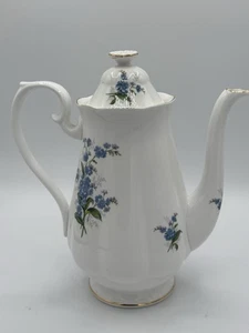 Royal Albert Forget Me Not Bone China Coffee/Tea Pot England - Picture 1 of 13