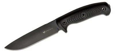 Cuchillo fijo Steel Will Roamer R305 herramienta D2 hoja de acero negro TPE - R305-1BK Foto 1 de 2