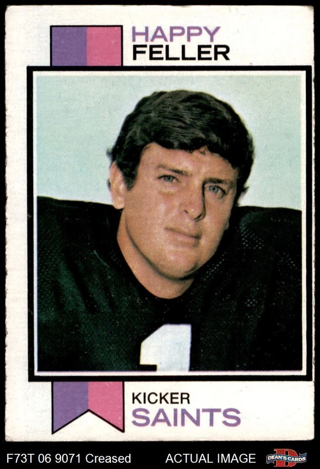 1973 Topps #304 Happy Feller Saints RC Texas 2 - GOOD - Image 1 of 1