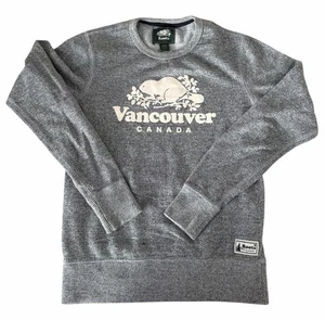 Roots Canada Vancouver Gray Sweatshirt Pullover Size XS - Picture 1 of 3