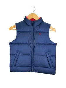 POLO Ralph Lauren 2 In 1 Reversible Vest Jacket Parka Coat Color Red/Navy S 5 - Picture 1 of 16